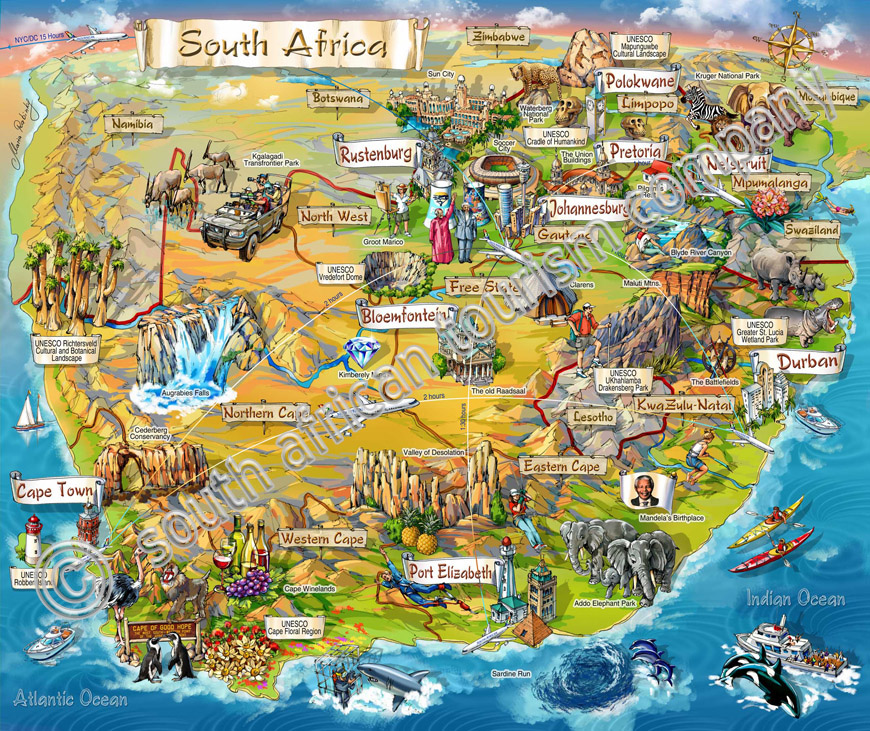 South Africa Map